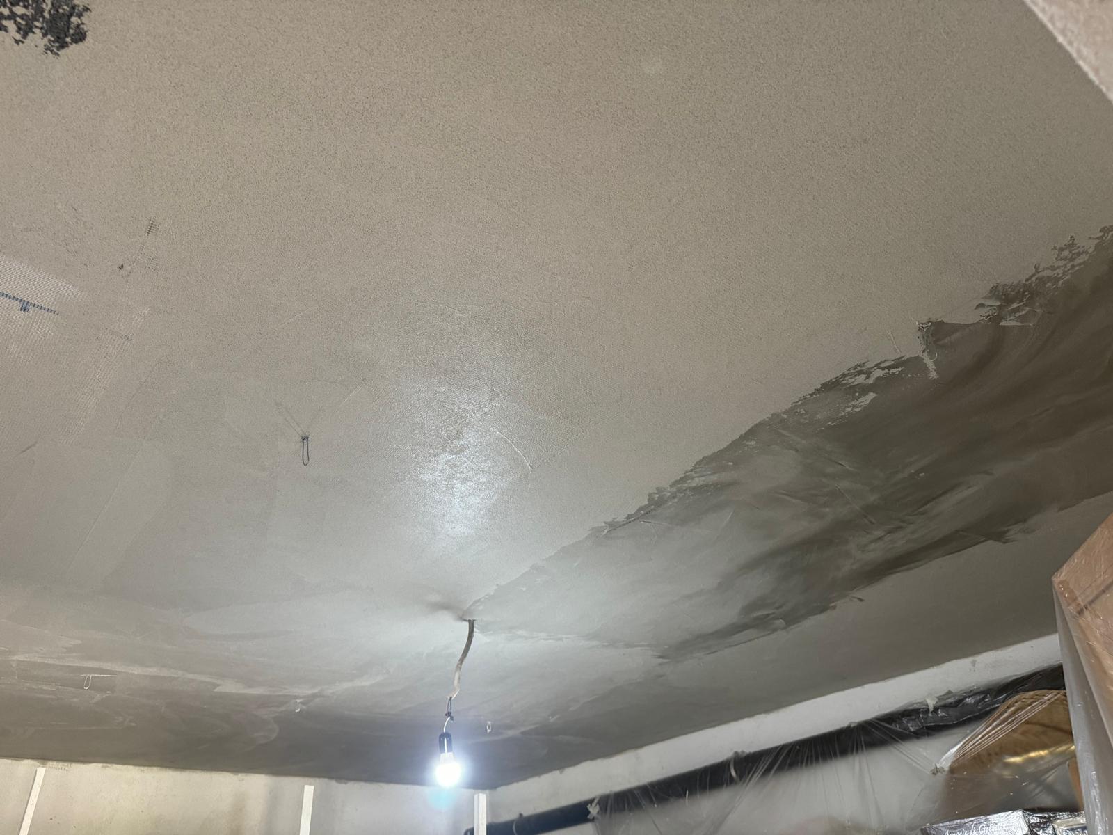 Rasatura soffitto – fase 2